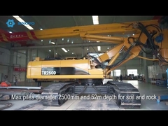 Máy khoan quay CRRC đã được tân trang lại gắn trên động cơ CAT336D nguyên bản với mô-men xoắn 250kN.m