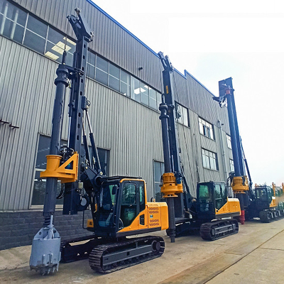 Công trình thi công Khoan cọc nhồi Máy Khoan Xoay Mini 45kN/m với chiều sâu khoan 15m và đường kính 1000mm