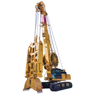 Tường vây thủy lực với chiều rộng tường 0,35－1,5m và độ sâu 80m