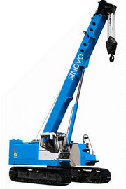 Cần cẩu bánh xích thủy lực SQ250A với sức nâng 25 tấn, được phê duyệt ISO 9001, tiết kiệm năng lượng