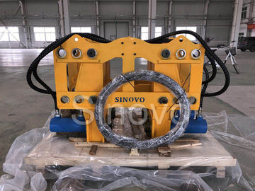 Máy cắt cọc thủy lực màu vàng AN210 Cắt tường rộng 300-800mm Áp suất thanh tối đa 280kN