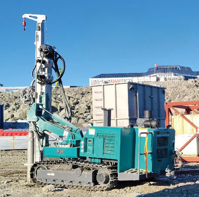 Giàn khoan cọc nhồi SK666 với đường kính lỗ 115-500mm, thông số kỹ thuật cần khoan 76/89/102/114 và búa 4/5/6/8/10/12 cho khoan kỹ thuật độ chính xác cao