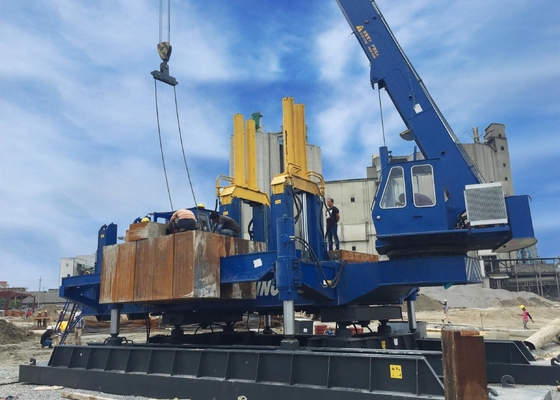 VY180A thủy lực tĩnh Pile Driver, bền piledriver máy không có tiếng ồn