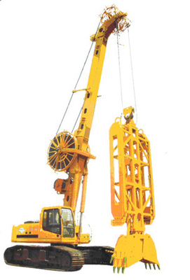 Máy đục tường TG42 261kw Độ sâu của rãnh 80m cho các hệ thống duy trì Tường móng vĩnh viễn