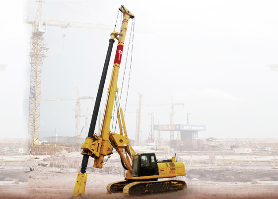 Công việc xây dựng Máy khoan cọc nhồi thủy lực 180 kN.m Earth Auger Borehole