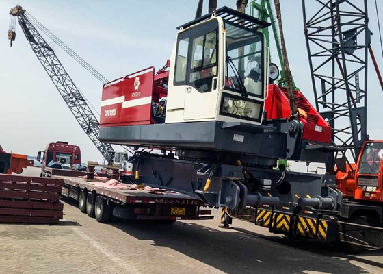 Cần cẩu bánh xích thủy lực bán chạy CQUY55B Cần cẩu lưới 52Ton