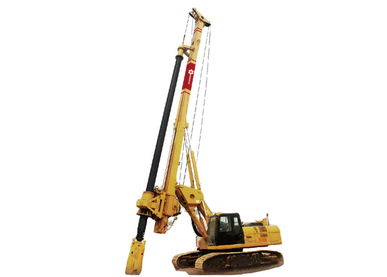 Kỹ thuật chuyên nghiệp Thiết bị móng sâu Máy khoan cọc thủy lực quay Độ sâu khoan tối đa 55m