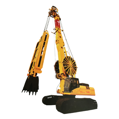 Thiết bị kẹp tường màng thủy lực TG42 được trang bị hệ thống cuộn ống vận hành bằng thủy lực hoặc cơ học