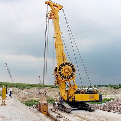 Rãnh sâu 80m 261kw Vách ngăn thủy lực để xây dựng